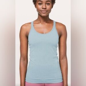 Lululemon Ebb To Street Tank II | Blue Cast | size 8